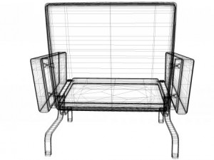 pk31 design chair Model 3D