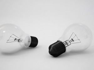 office desk lamp w bulb 3D Model