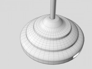 office desk lamp w bulb 3D Model