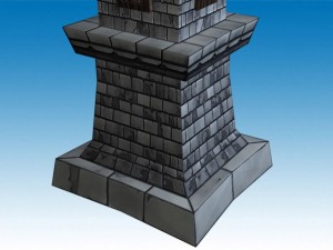archer tower Modèle 3D