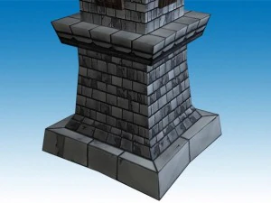 archer tower 3D Model