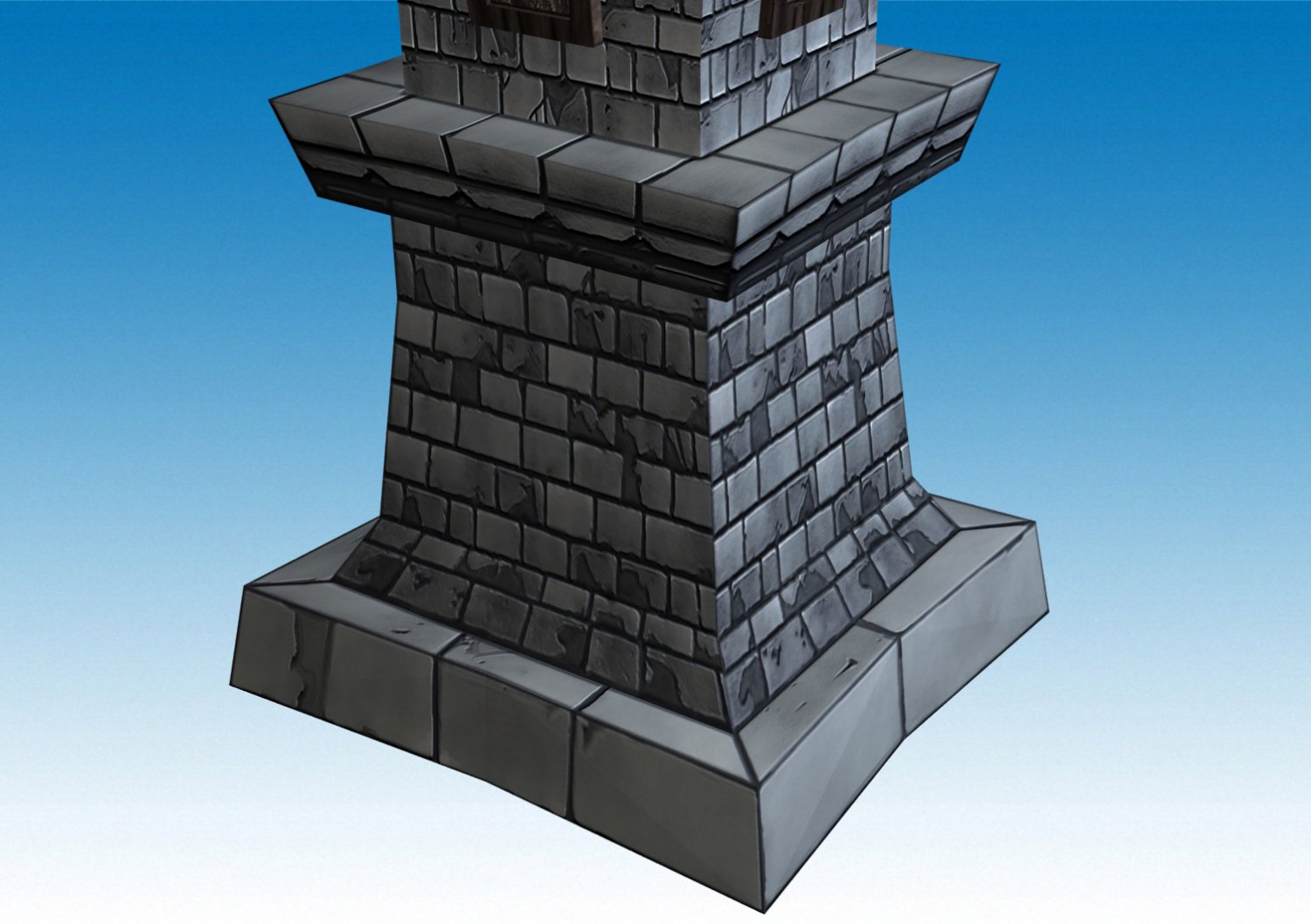 Башня 3д модель. Каменная башня 3d модель. Защитная башня 3д. Dark Wizard's Tower 3d модель.