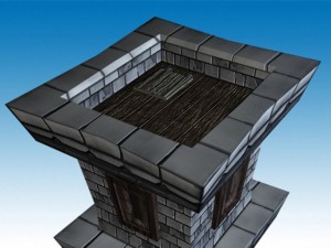 archer tower Modèle 3D