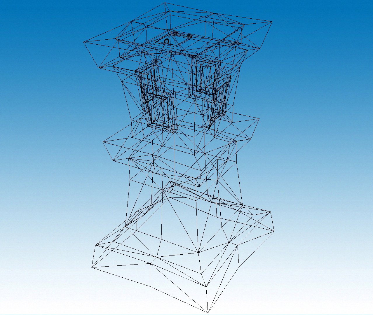 Bubble tower 3d