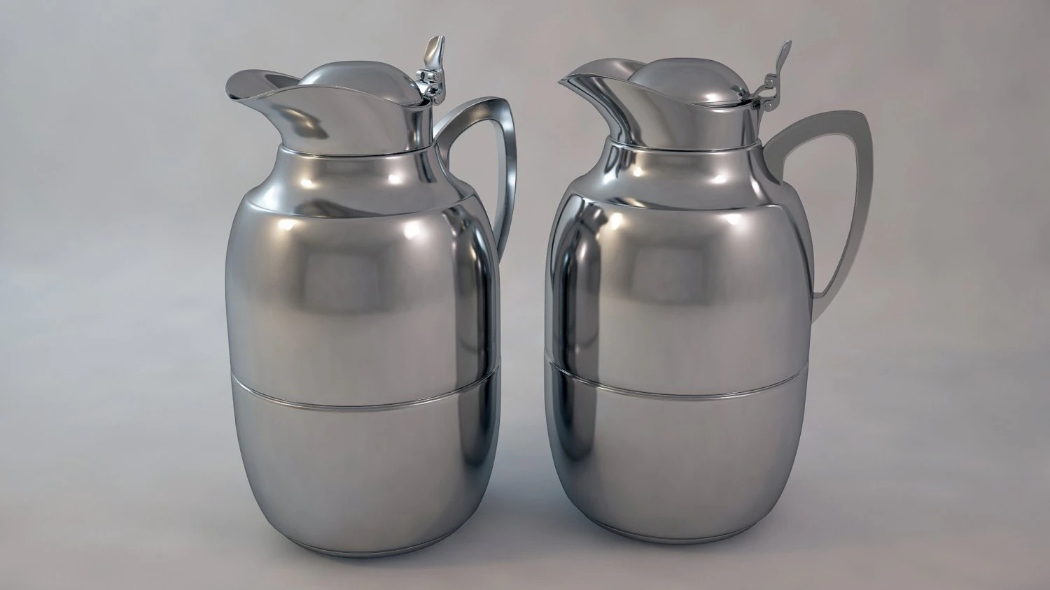 coffee pot 3D Model .c4d .max .obj .3ds .fbx .stl .blend 