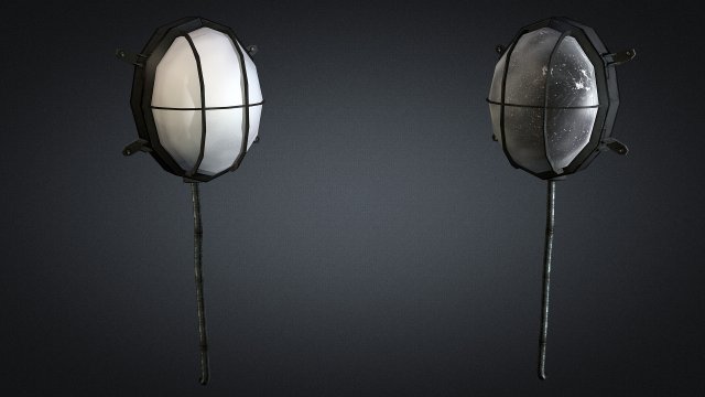 wall lamp 01 Modelo 3D .c4d .max .obj .3ds .fbx .stl .blend 