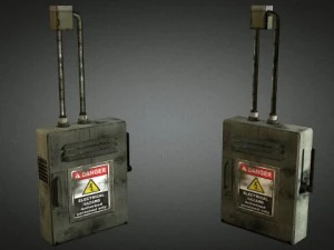 elektrischer Sicherungskasten 01 3D Modell