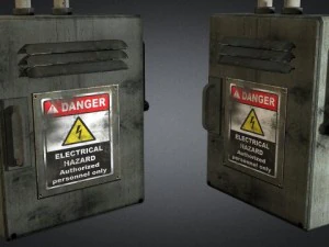electric fuse box 01 3D Model