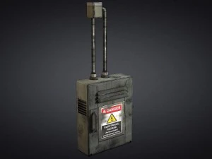 electric fuse box 01 3D Model