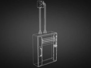 electric fuse box 01 3D Model
