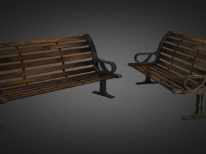 bench 01 3Dモデル