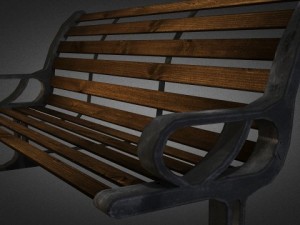 bench 01 3D मॉडल