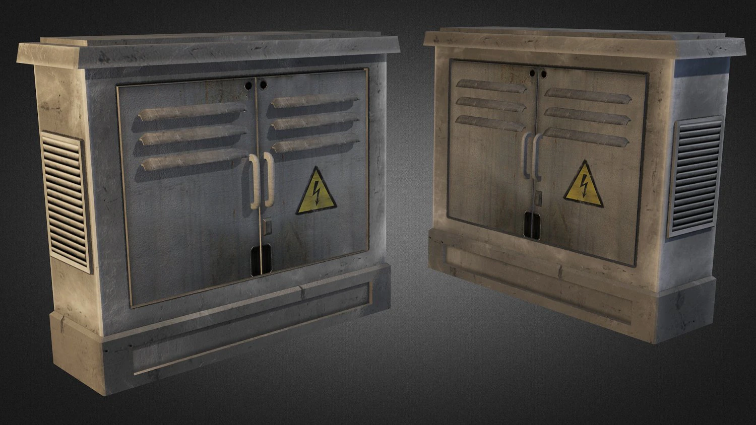 electric fuse box 02 3D Model .c4d .max .obj .3ds .fbx .stl .blend 