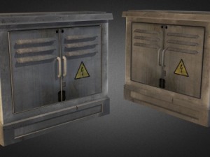 electric fuse box 02 3D Model