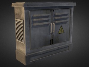 electric fuse box 02 Model 3D