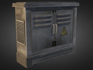 electric fuse box 02 3D Model