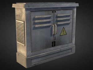 electric fuse box 02 3D Model