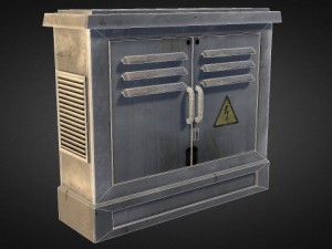 electric fuse box 02 Model 3D