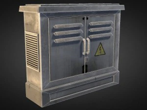 electric fuse box 02 3D Model