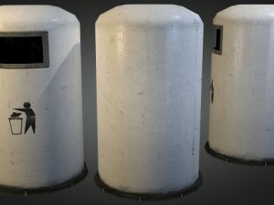 trashbin 01 3D 模型