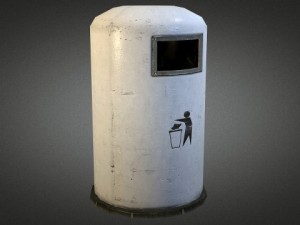 trashbin 01 3D 模型