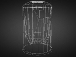 trashbin 01 3D 模型