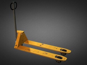 pallet truck and pallet Modello 3D
