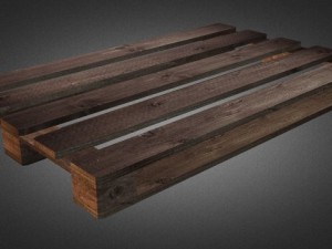 pallet truck and pallet Modello 3D