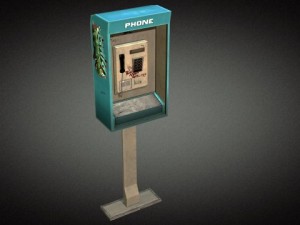 phonebooth 01 Model 3D