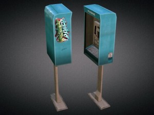 phonebooth 01 Model 3D