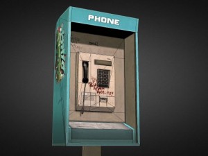 phonebooth 01 Model 3D