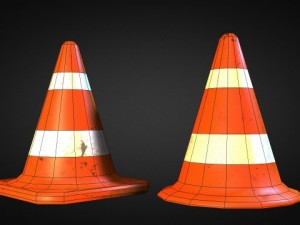 traffic cones 3Dモデル