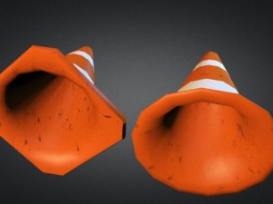 traffic cones 3Dモデル