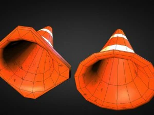 traffic cones 3D Model