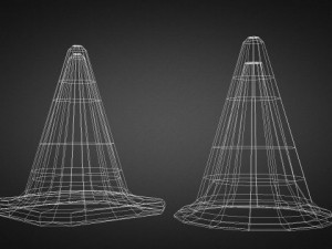 traffic cones 3Dモデル