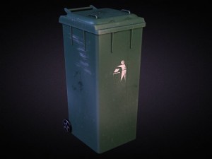 trash dumpster 01 3D 模型