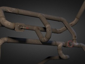 pipe pack 01 3D Model