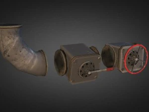 pipe pack 01 3D Model