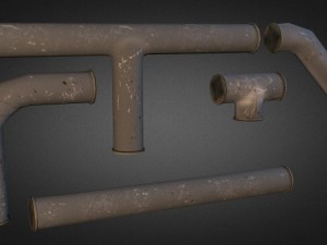 pipe pack 01 Modelo 3D