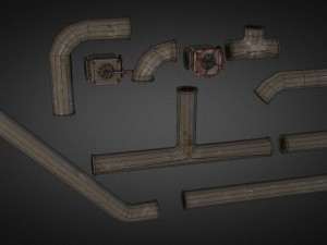 pipe pack 01 Modelo 3D