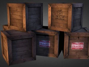 crates 01 3D Model