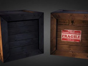 crates 01 3D Model