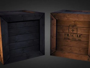 crates 01 3D Model