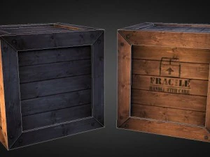 crates 01 3D Model