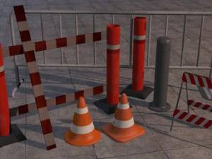 urban street props vol 1 3D Model