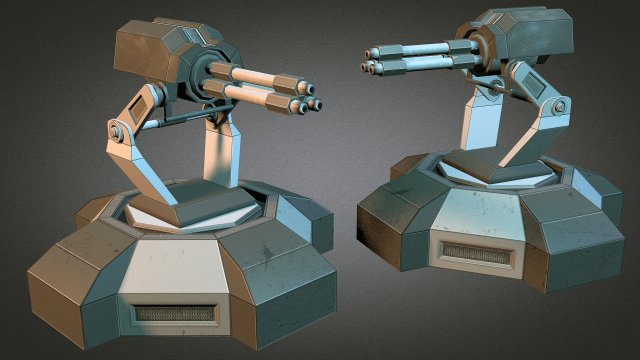 machinetower scifi Modello 3D .c4d .max .obj .3ds .fbx .stl .blend 