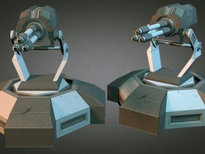 machinetower scifi Modello 3D