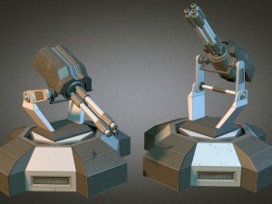 machinetower scifi Modello 3D