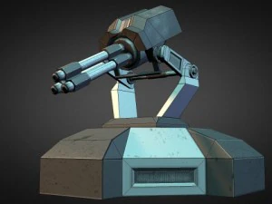 machinetower scifi 3D Model