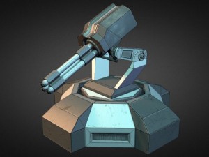 machinetower scifi Modello 3D